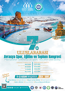 7.Uluslararası Avrasya Spor Eğitim ve Toplum Kongresi, 11-13/Kasım,Kars Türkiye